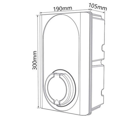 7.4kW EV Charger, Type 1 & Type 2, Single Phase, Untethered - VEC01